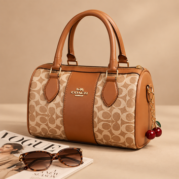 Premium Cherry Monogram Bag
